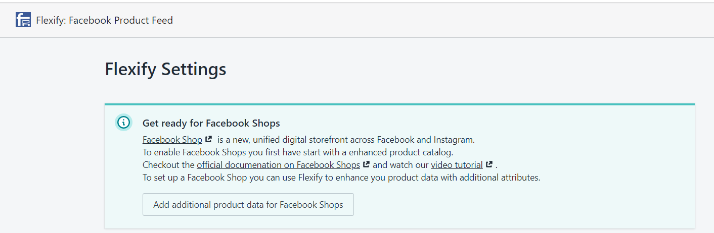 setting up a facebook product feed with flexify